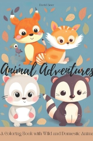 Cover of Animal Adventures Coloring Book