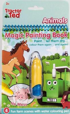 Book cover for Tractor Ted Magic Painting Book Animals