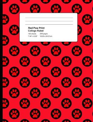 Book cover for Red Paw Print