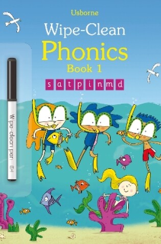 Cover of Wipe-clean Phonics book 1