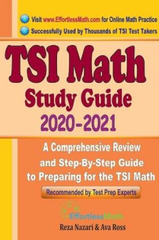 Cover of TSI Math Study Guide 2020 - 2021