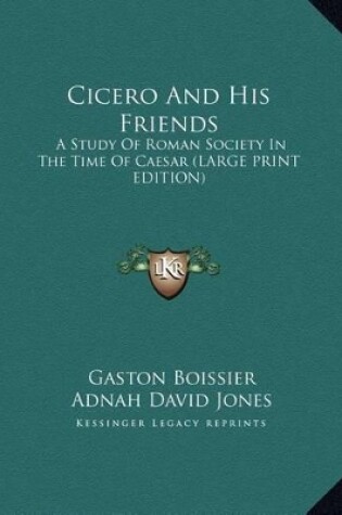 Cover of Cicero and His Friends