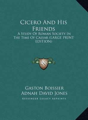 Book cover for Cicero and His Friends