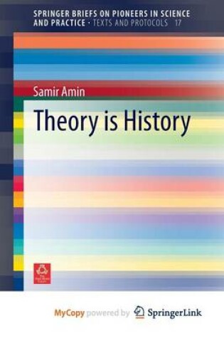 Cover of Theory Is History