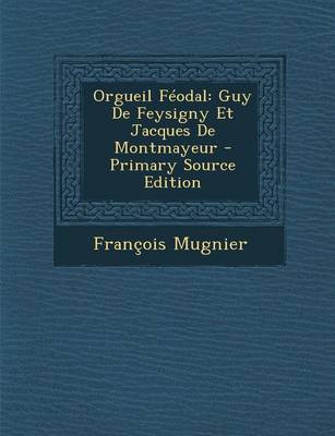 Book cover for Orgueil Feodal