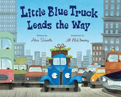 Book cover for Little Blue Truck Leads the Way Big Book