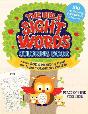 Book cover for The Bible Sight Words Coloring Book