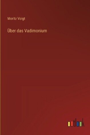 Cover of Über das Vadimonium