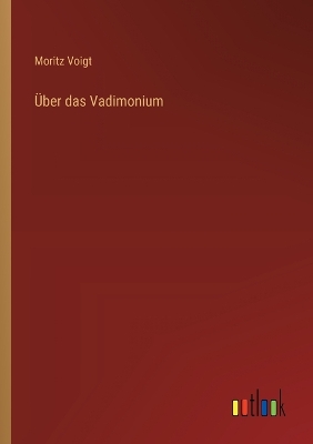 Book cover for �ber das Vadimonium