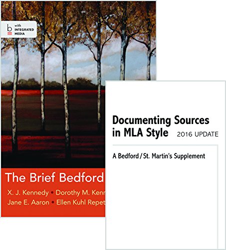 Book cover for Brief Bedford Reader 12e & Documenting Sources in MLA Style: 2016 Update