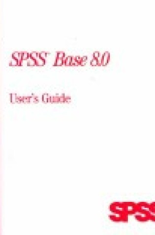 Cover of SPSS Base 8.0 for Windows User's Guide Package