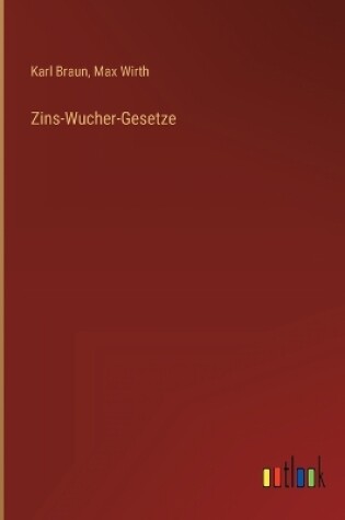 Cover of Zins-Wucher-Gesetze