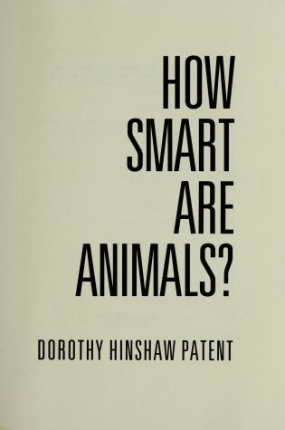 Cover of How Smart Are Animals?