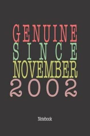 Cover of Genuine Since November 2002