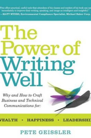 Cover of The Power of Writing Well