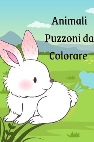 Cover of Animali Puzzoni da Colorare