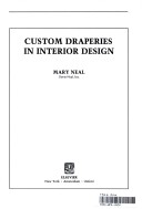 Book cover for Custom Draperies in Interior Design