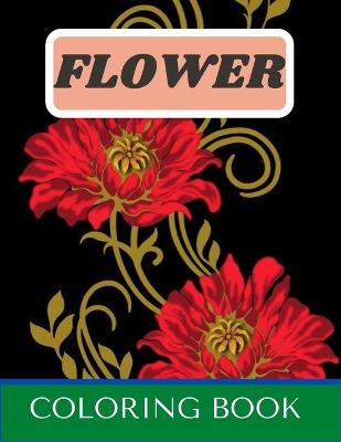 Book cover for Flower Coloring Book