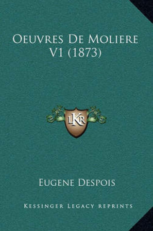 Cover of Oeuvres de Moliere V1 (1873)
