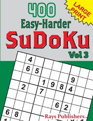 Book cover for 400 Easy-Harder SuDoKu Vol 3