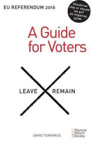 Cover of EU Referendum 2016: A Guide for Voters