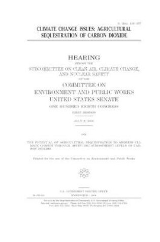 Cover of Climate change issues