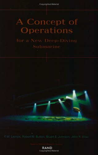 Book cover for A Concept of Operations for a New Deep-diving Submarine