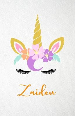 Book cover for Zaiden A5 Lined Notebook 110 Pages