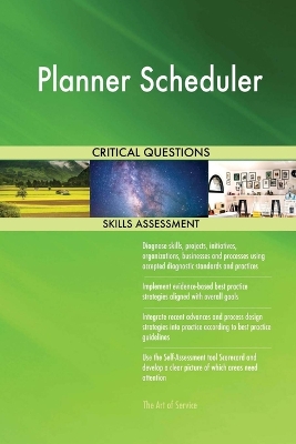 Book cover for Planner Scheduler Critical Questions Skills Assessment