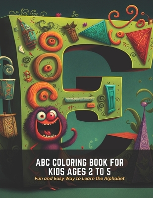 Book cover for ABC Coloring Book for Kids Ages 2 to 5