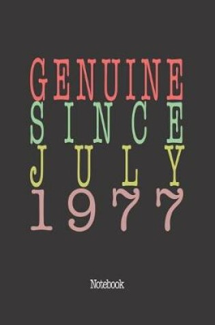 Cover of Genuine Since July 1977