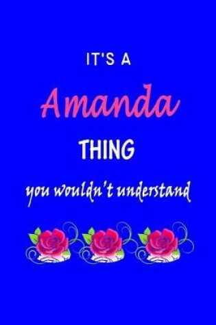 Cover of It's A Amanda Thing You Wouldn't Understand