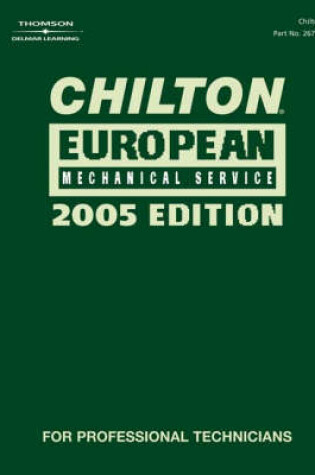 Cover of Chilton 2005 European Mechanical Service Manual