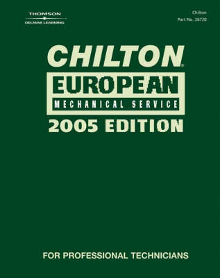 Book cover for Chilton 2005 European Mechanical Service Manual