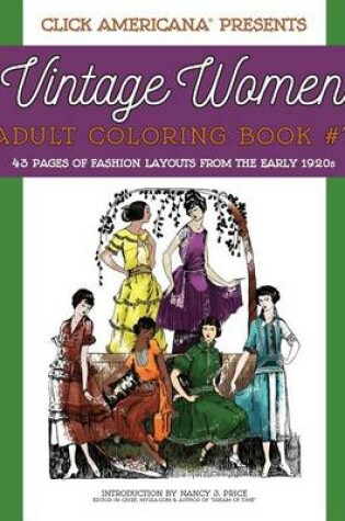 Cover of Vintage Women: Adult Coloring Book #7