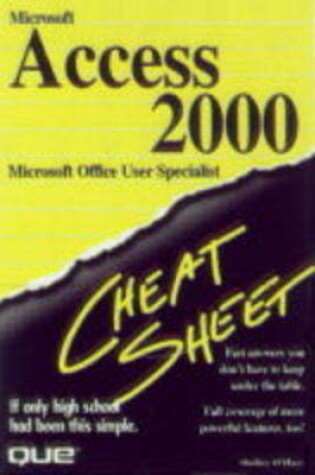 Cover of Microsoft Access 2000