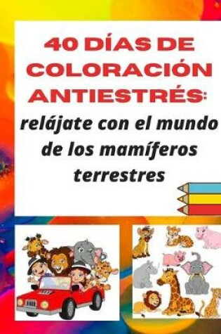 Cover of 40 dias de coloracion antiestres