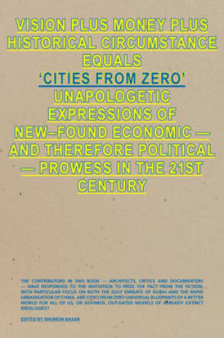 Cover of Cities From Zero