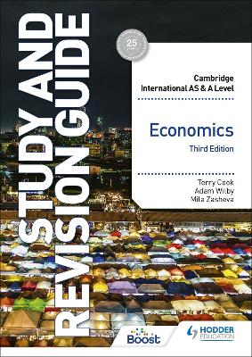 Book cover for Cambridge International AS/A Level Economics Study and Revision Guide Third Edition