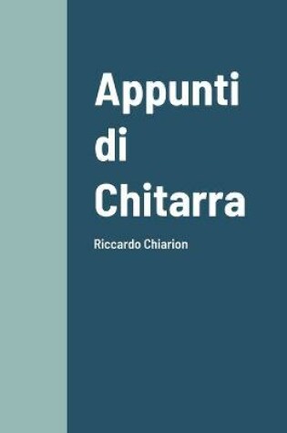 Cover of Appunti di Chitarra