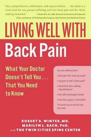 Cover of Living Well with Back Pain