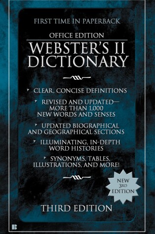 Cover of Webster's II Dictionary