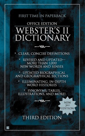 Cover of Webster's II Dictionary