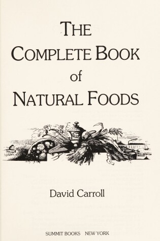 Cover of The Complete Book of Natural Foods