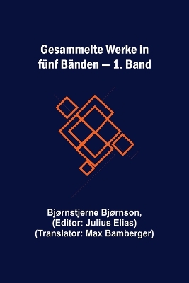 Book cover for Gesammelte Werke in fünf Bänden - 1. Band