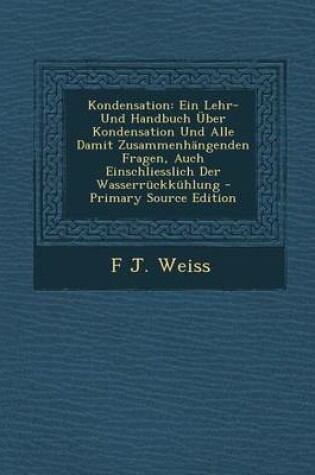 Cover of Kondensation