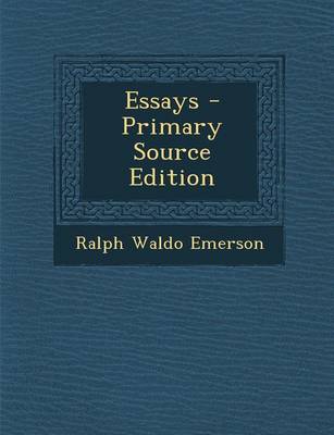 Book cover for Essays - Primary Source Edition