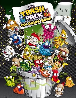 Book cover for The Trash Pack Coloring Book