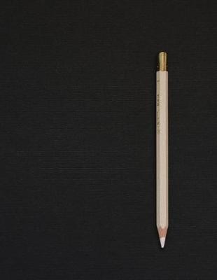 Cover of White Pencil Black Pages Notebook