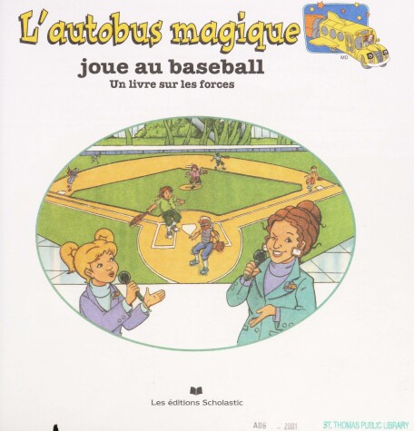 Book cover for L' Autobus Magique Joue Au Baseball